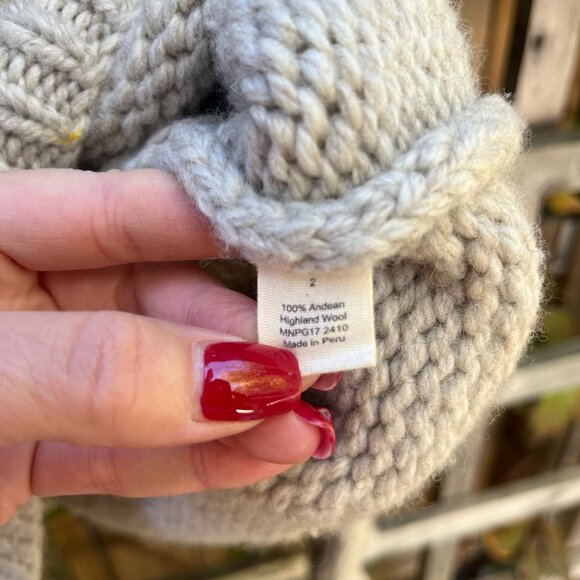 Misha and Puff - Puff Popcorn Pullover Oyster Size 2 - Picture 3 of 4